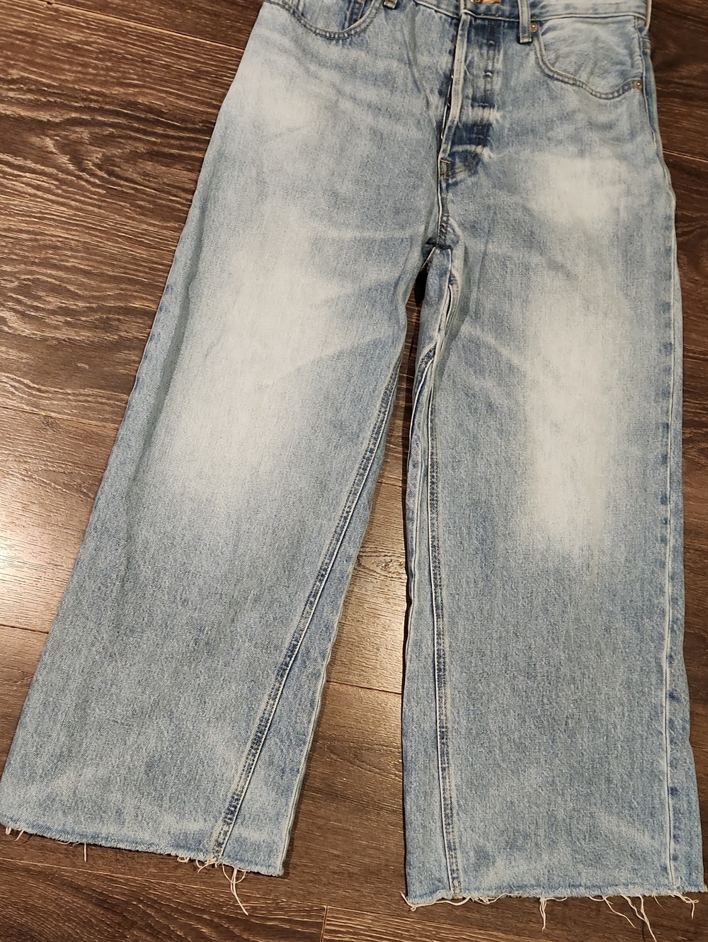 ❤️ EVERLANE WAY WIDE CROP JEANS IN ORGANIC COTTON, 0 (25) - Picture 4 of 11